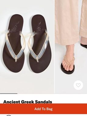 Ancient Greek Sandals Jelly Flip Flop Saionara
